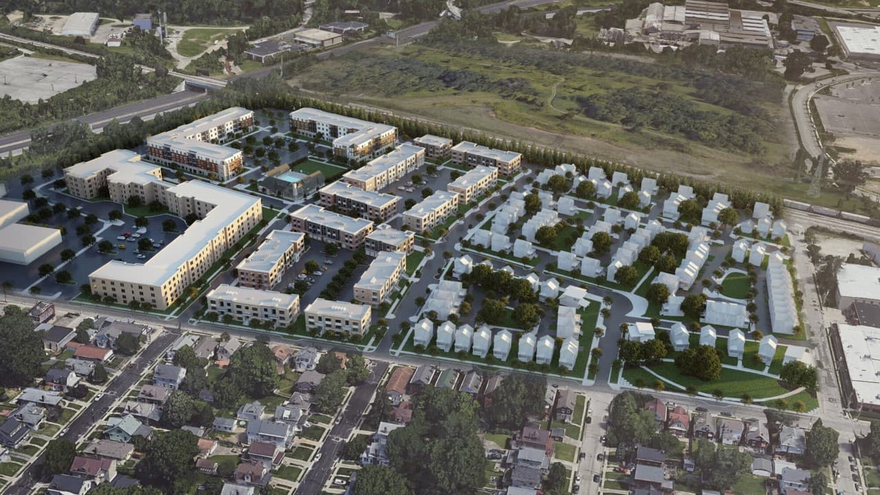 Foundry Park Aerial View